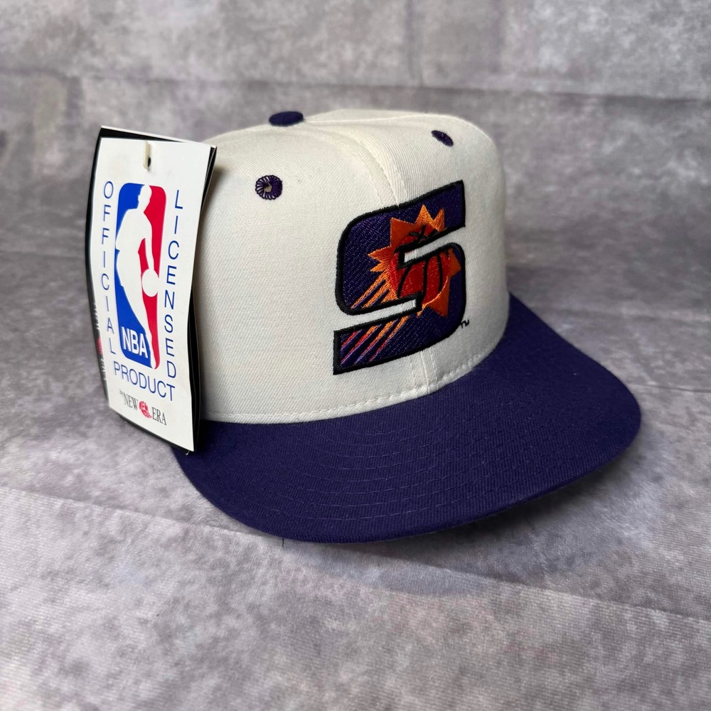 Vintage New Era 5950 Phoenix Suns Hat NBA Fitted 7 1/2 Wool Made in USA